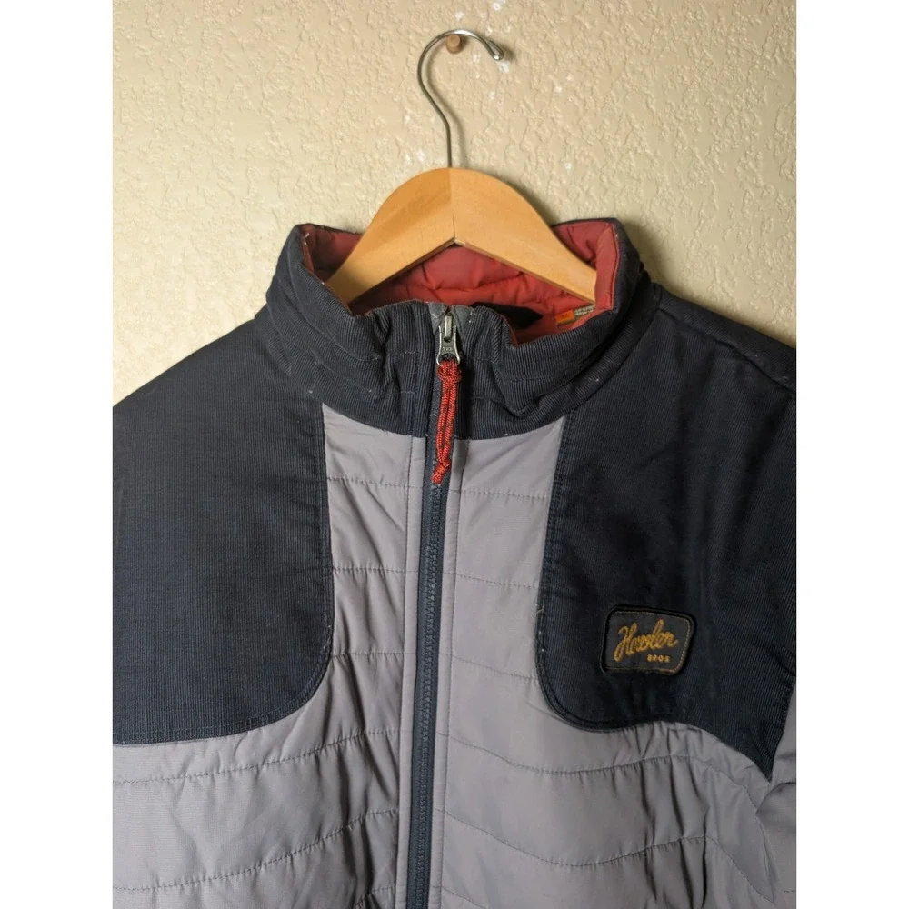 HOWLER BROTHERS MERLIN Puffer Company Embrod Jacket XL Grey Primaloft Insulated